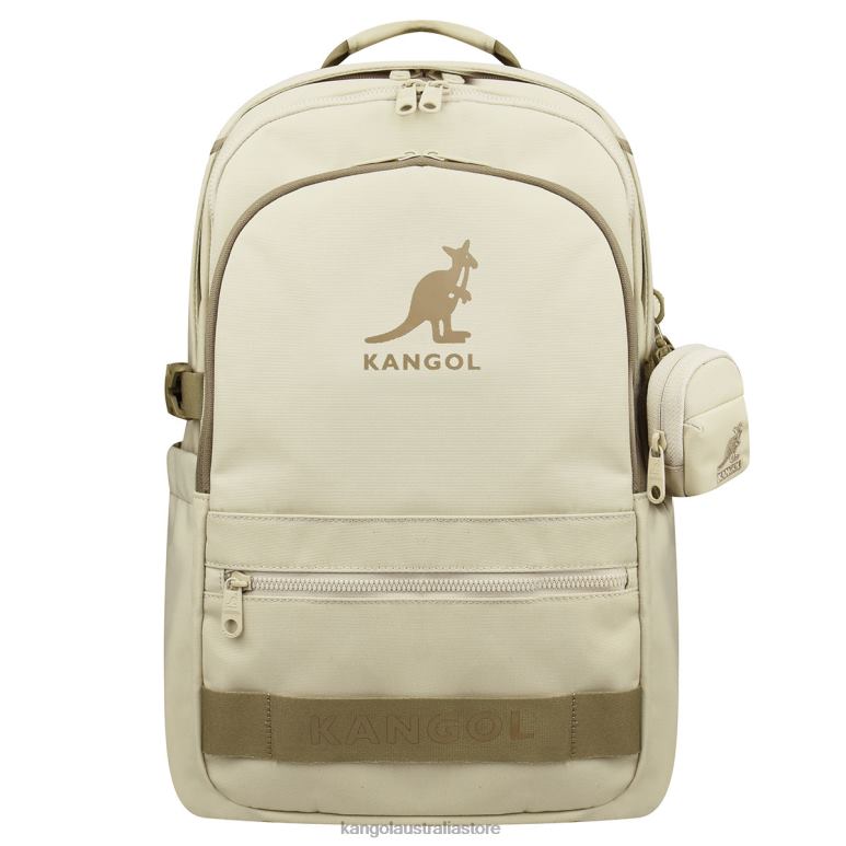 Unisex Accessories Ecru Kangol Linear Light Backpack V0X8T953