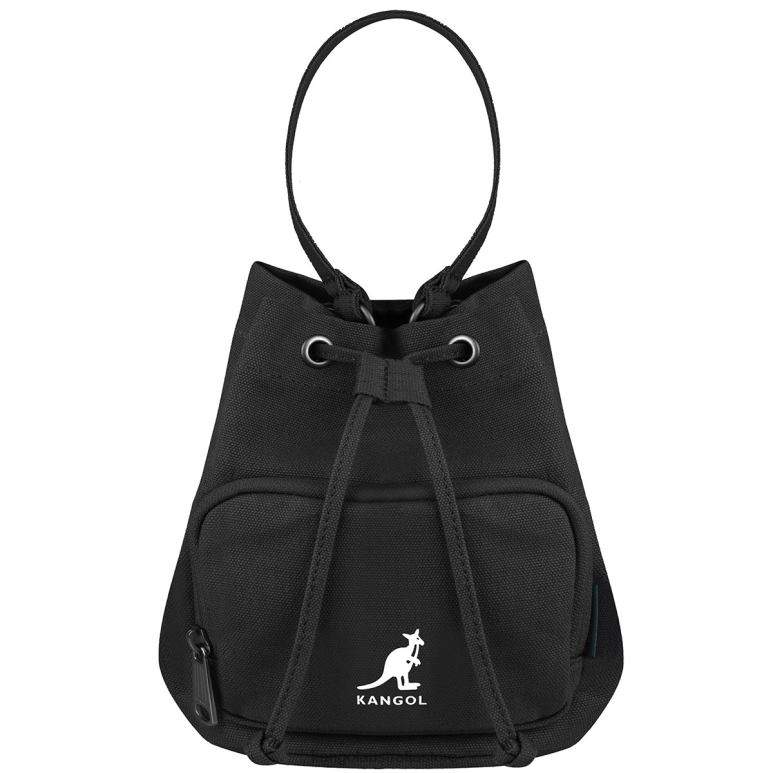 Unisex Accessories Black Kangol Lucky Canvas Bucket Bag V0X8T939
