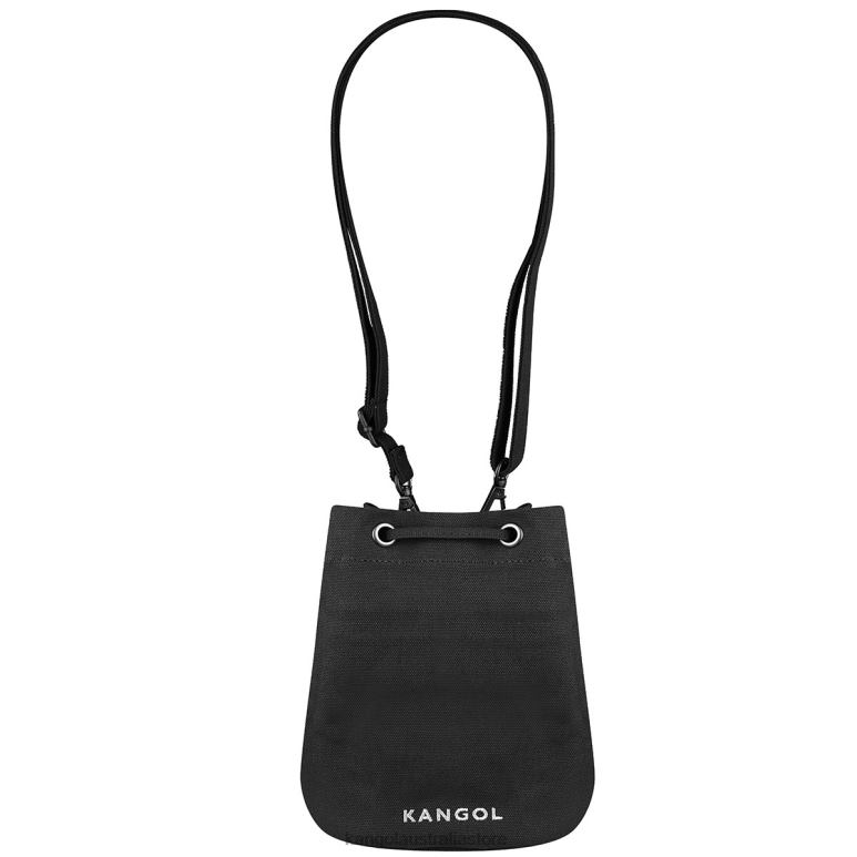 Unisex Accessories Black Kangol Lucky Canvas Bucket Bag V0X8T939