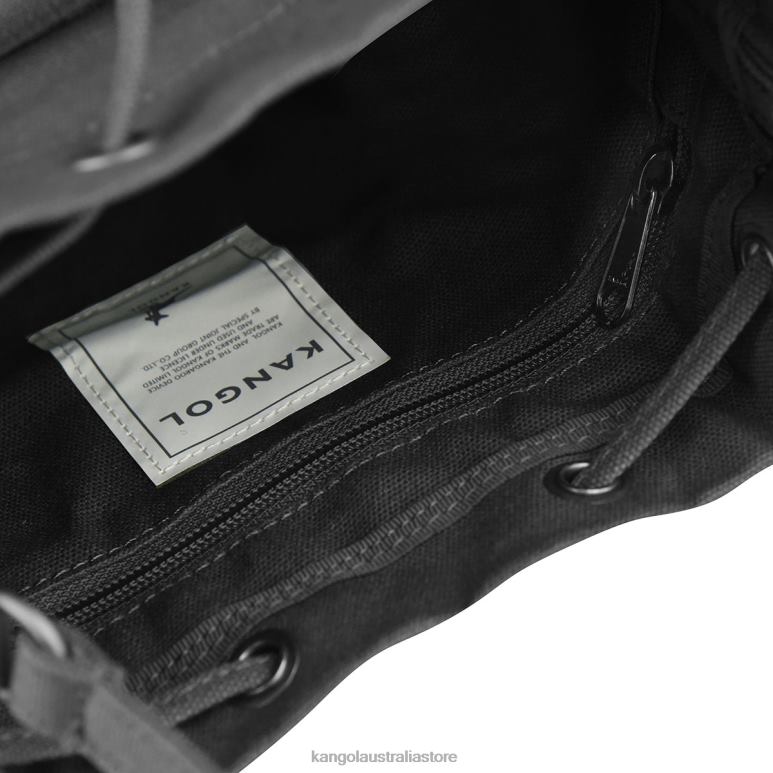 Unisex Accessories Black Kangol Lucky Canvas Bucket Bag V0X8T939