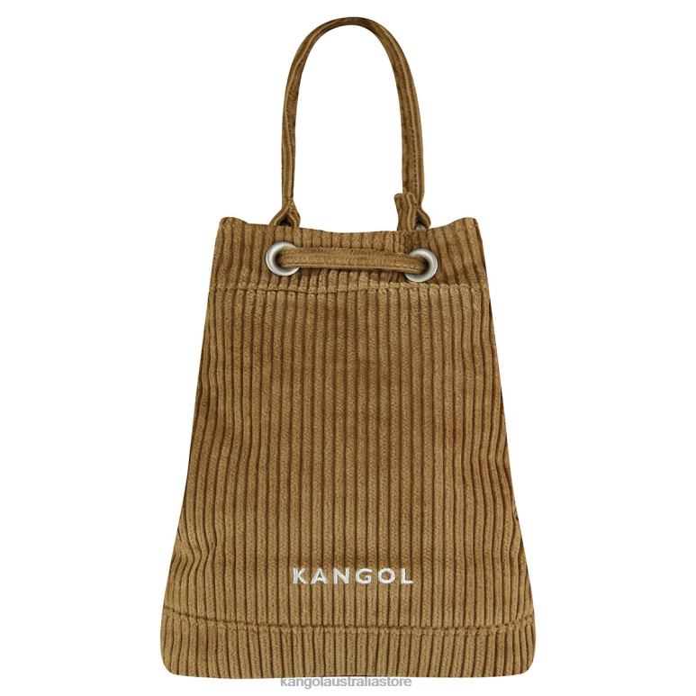Unisex Accessories Brown Kangol Cord V Pocket Bucket Bag V0X8T977