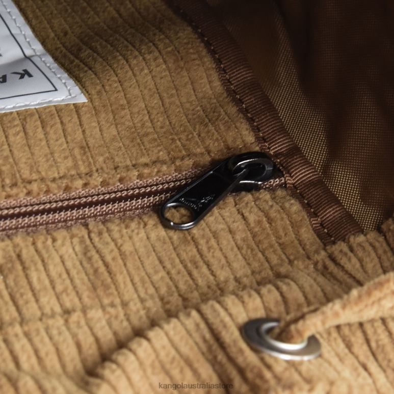 Unisex Accessories Brown Kangol Cord V Pocket Bucket Bag V0X8T977