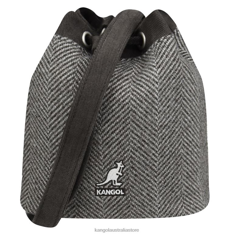 Unisex Accessories Grey Kangol Herringbone Bucket Bag V0X8T979
