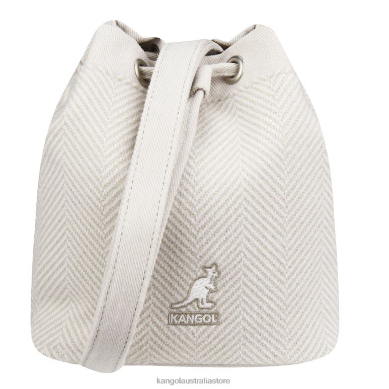 Unisex Accessories Ivory Kangol Herringbone Bucket Bag V0X8T980