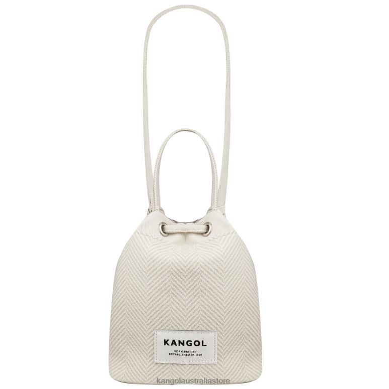 Unisex Accessories Ivory Kangol Herringbone Bucket Bag V0X8T980