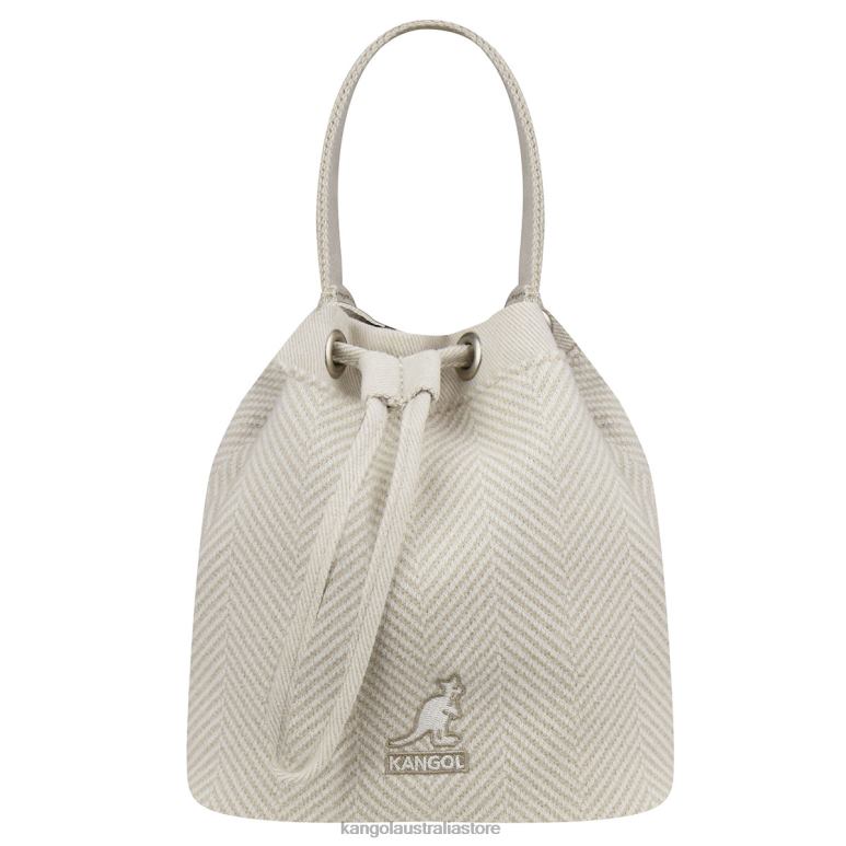 Unisex Accessories Ivory Kangol Herringbone Bucket Bag V0X8T980