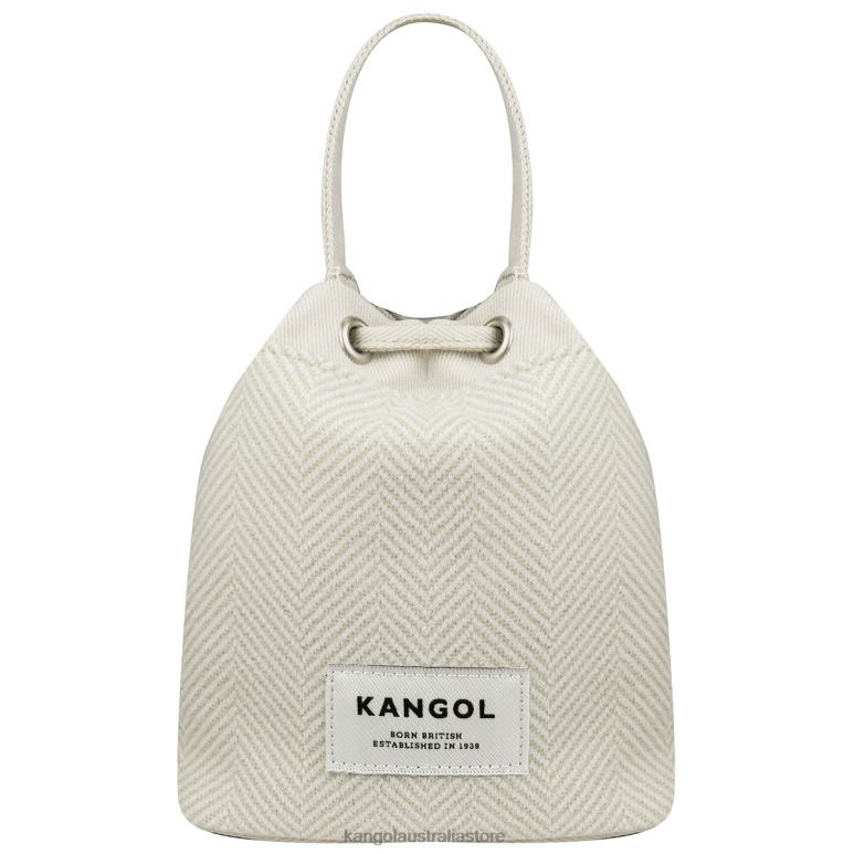 Unisex Accessories Ivory Kangol Herringbone Bucket Bag V0X8T980