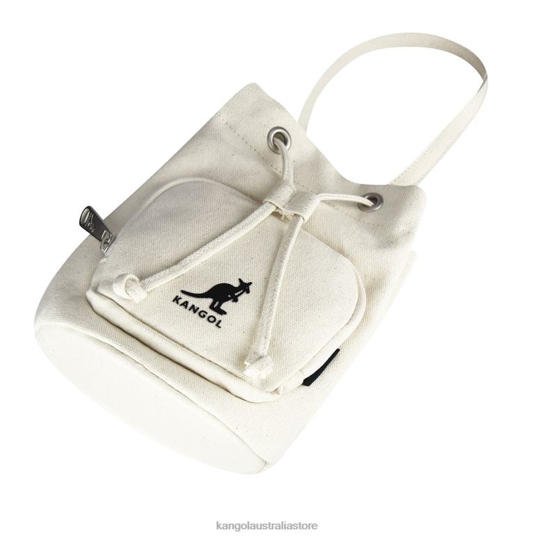 Unisex Accessories Ivory Kangol Lucky Canvas Bucket Bag V0X8T940