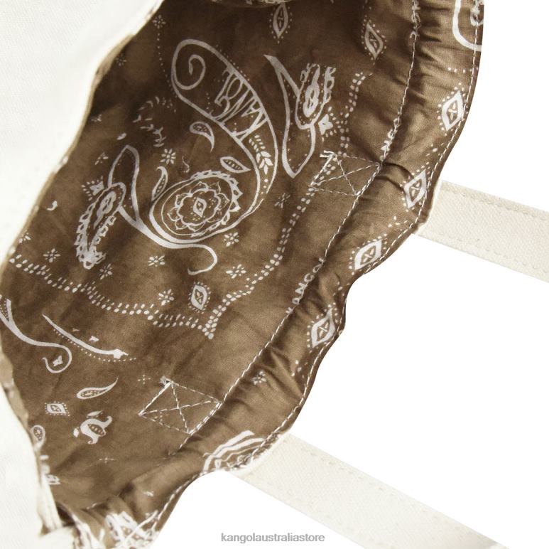 Unisex Accessories Ivory Kangol Reversible Paisley Bucket Bag V0X8T963