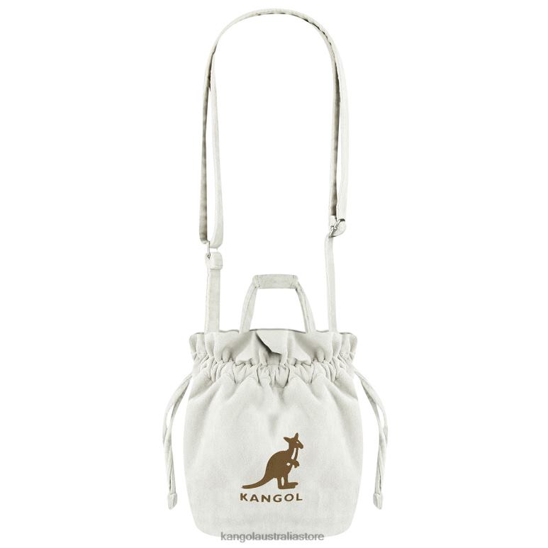 Unisex Accessories Ivory Kangol Velvet Drawstring Bag V0X8T992