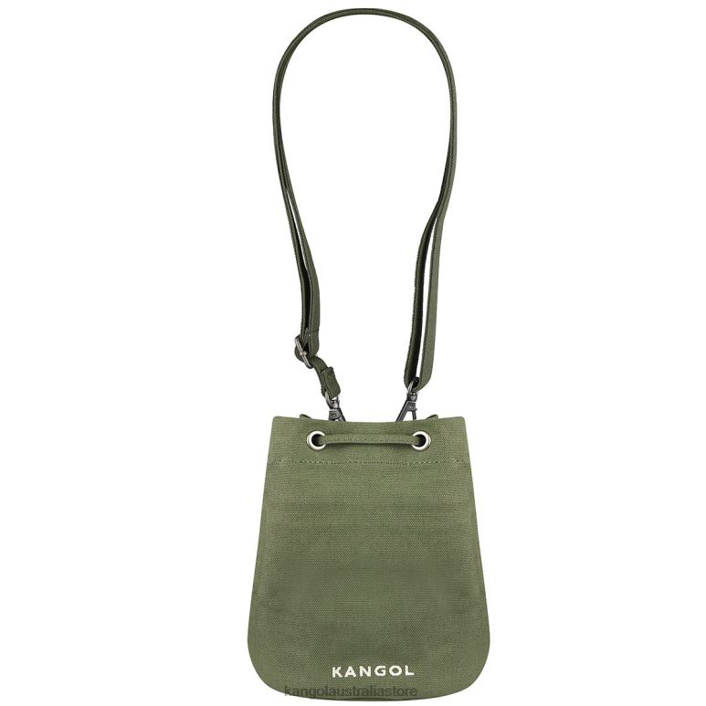 Unisex Accessories Khaki Kangol Lucky Canvas Bucket Bag V0X8T941