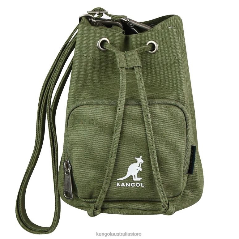 Unisex Accessories Khaki Kangol Lucky Canvas Bucket Bag V0X8T941