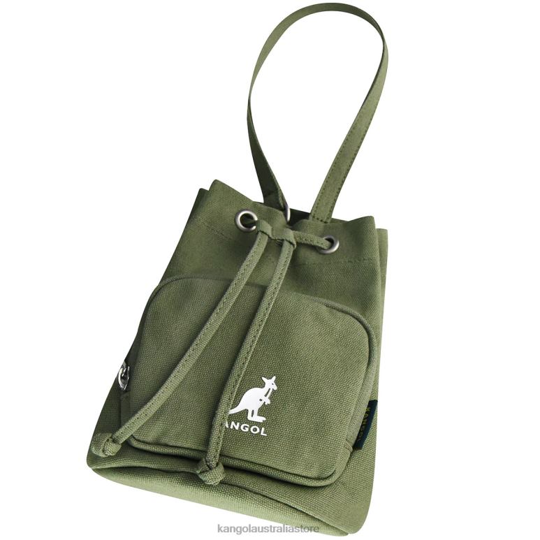 Unisex Accessories Khaki Kangol Lucky Canvas Bucket Bag V0X8T941