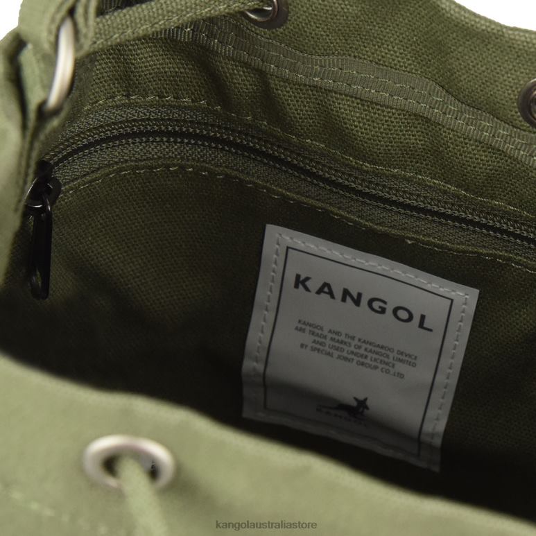 Unisex Accessories Khaki Kangol Lucky Canvas Bucket Bag V0X8T941