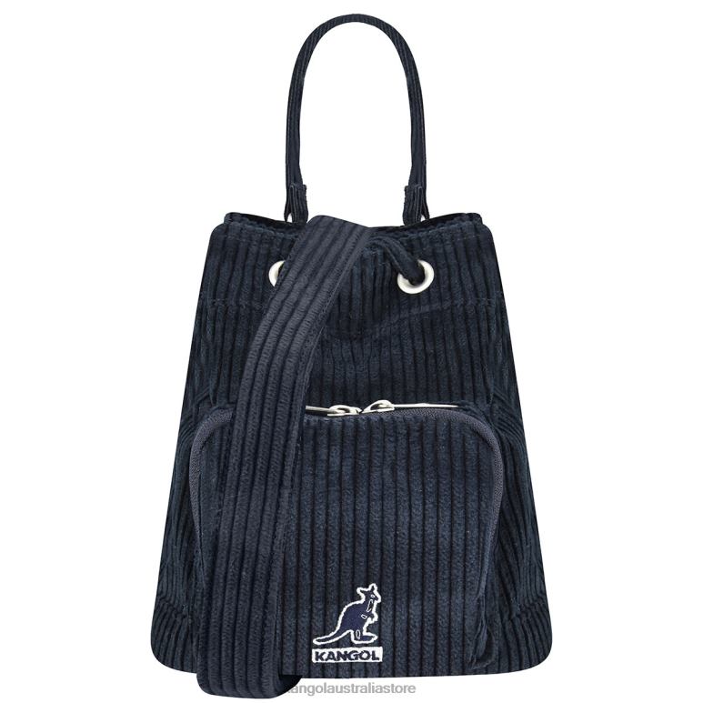 Unisex Accessories Navy Kangol Cord V Pocket Bucket Bag V0X8T978
