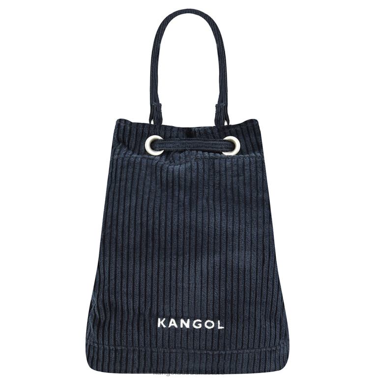 Unisex Accessories Navy Kangol Cord V Pocket Bucket Bag V0X8T978