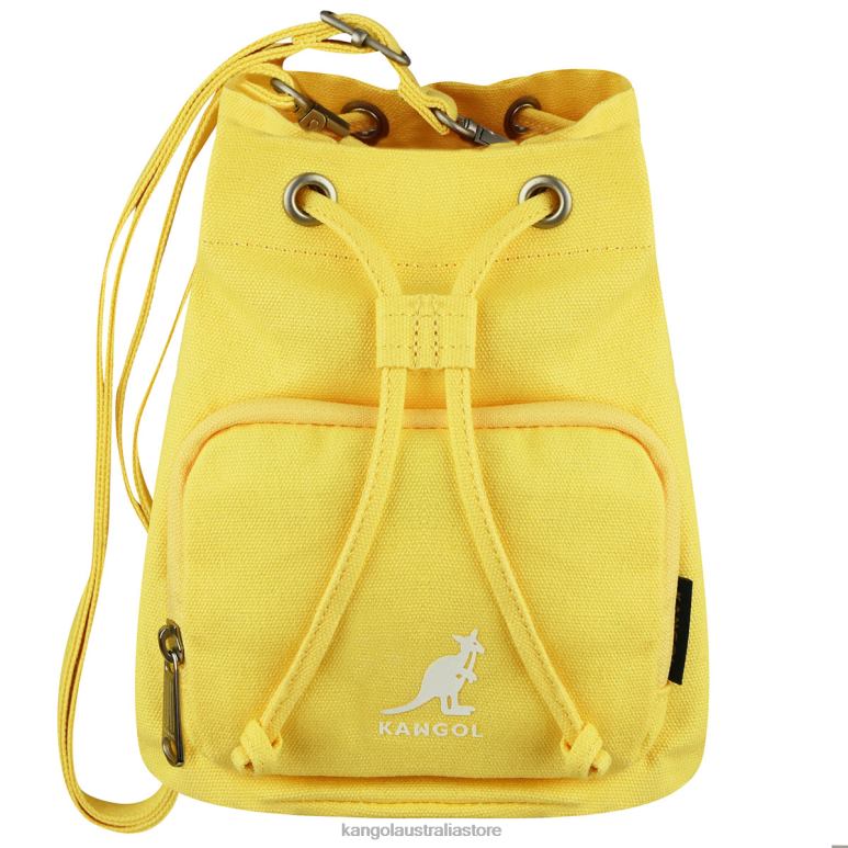 Unisex Accessories Yellow Kangol Lucky Canvas Bucket Bag V0X8T942