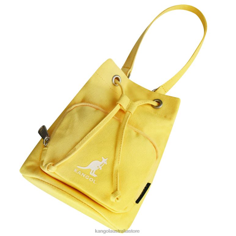 Unisex Accessories Yellow Kangol Lucky Canvas Bucket Bag V0X8T942