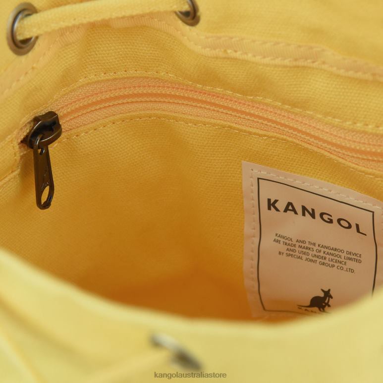 Unisex Accessories Yellow Kangol Lucky Canvas Bucket Bag V0X8T942