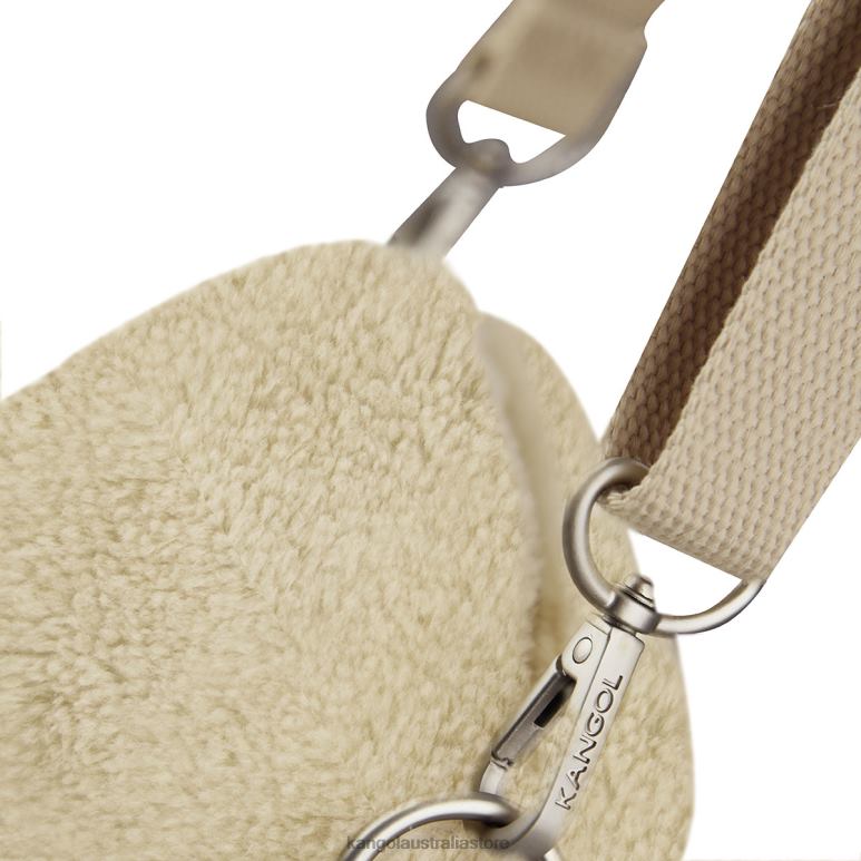 Unisex Accessories Ecru Kangol Bichon II Square Cross Bag V0X8T986