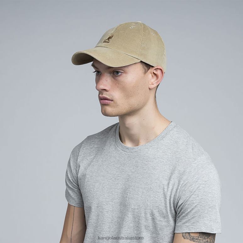 Unisex Accessories Beige Kangol Cord Baseball V0X8T380