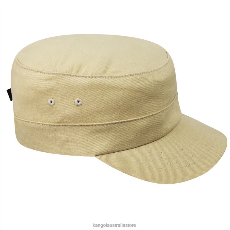 Unisex Accessories Beige Kangol Cotton Twill Army Cap V0X8T258