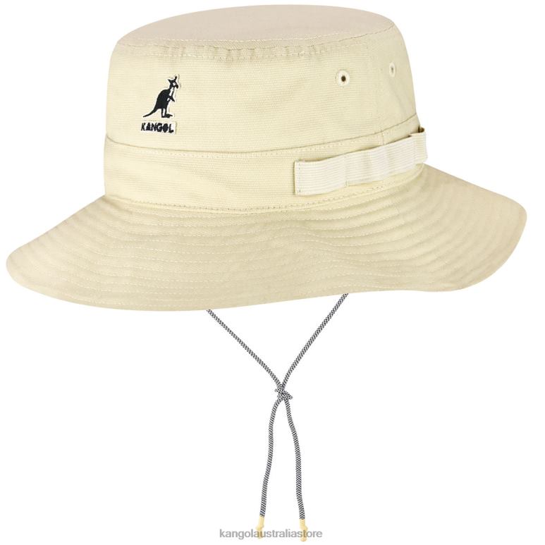Unisex Accessories Beige Kangol Utility Cords Jungle Hat V0X8T498