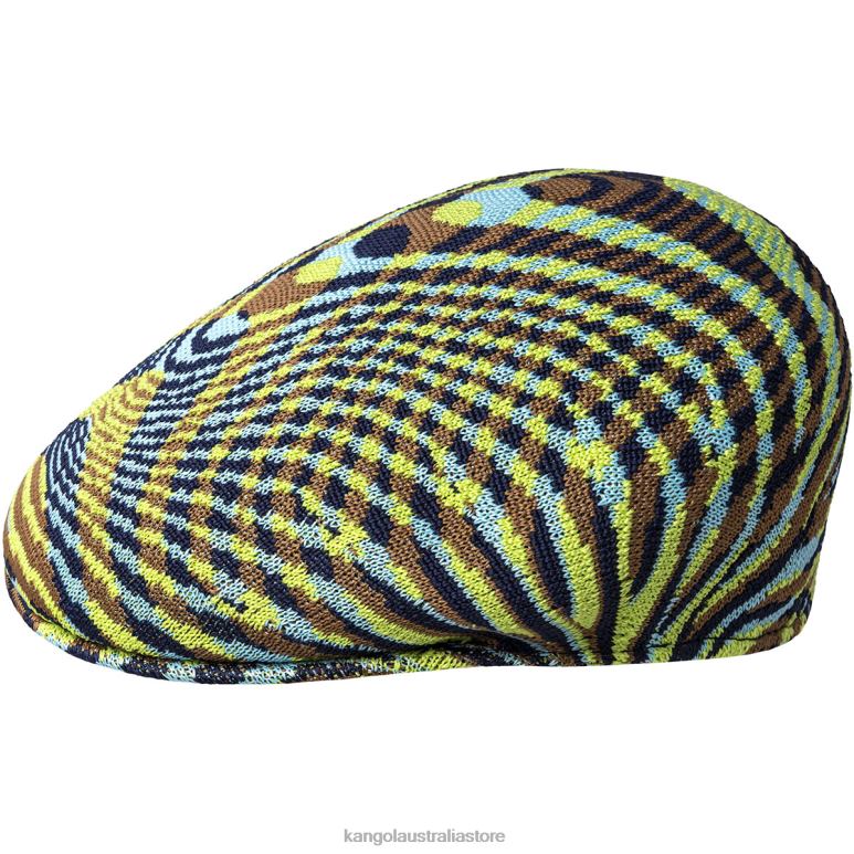 Unisex Accessories Bio Lime/Dk Blue/Beige Kangol Wild Trip 504 V0X8T96