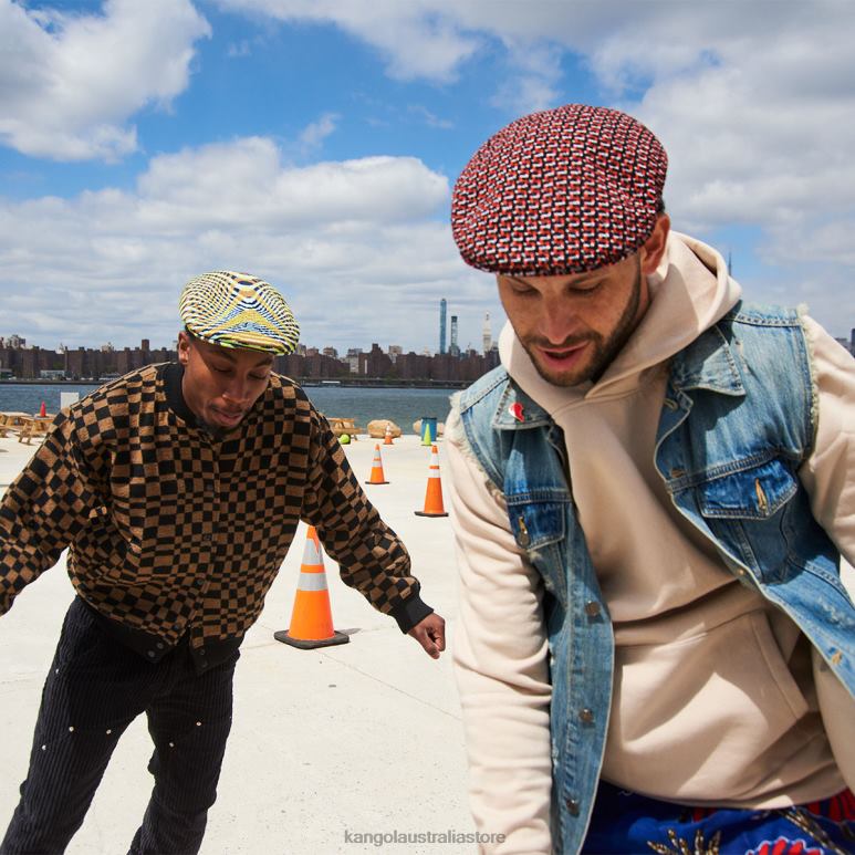 Unisex Accessories Bio Lime/Dk Blue/Beige Kangol Wild Trip 504 V0X8T96