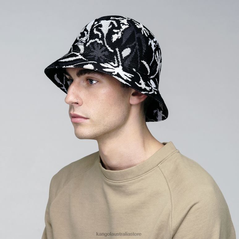 Unisex Accessories Black Floral Kangol Street Floral Casual V0X8T487