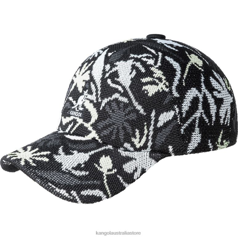 Unisex Accessories Black Floral Kangol Street Floral Spacecap V0X8T280