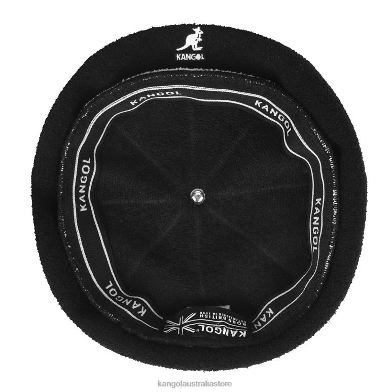 Unisex Accessories Black Kangol 2-Tone Bermuda Jax Beret V0X8T400