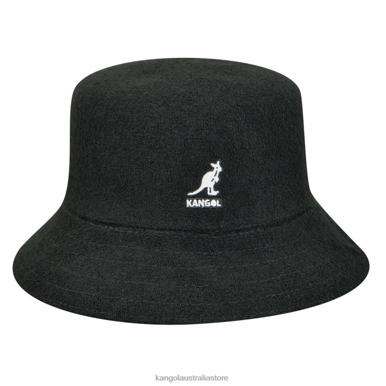 Unisex Accessories Black Kangol Bermuda Bucket V0X8T617