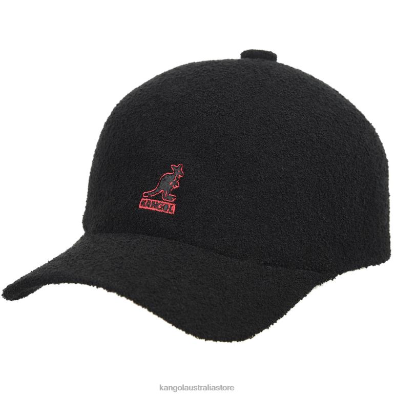 Unisex Accessories Black Kangol Bermuda Elastic Spacecap V0X8T872