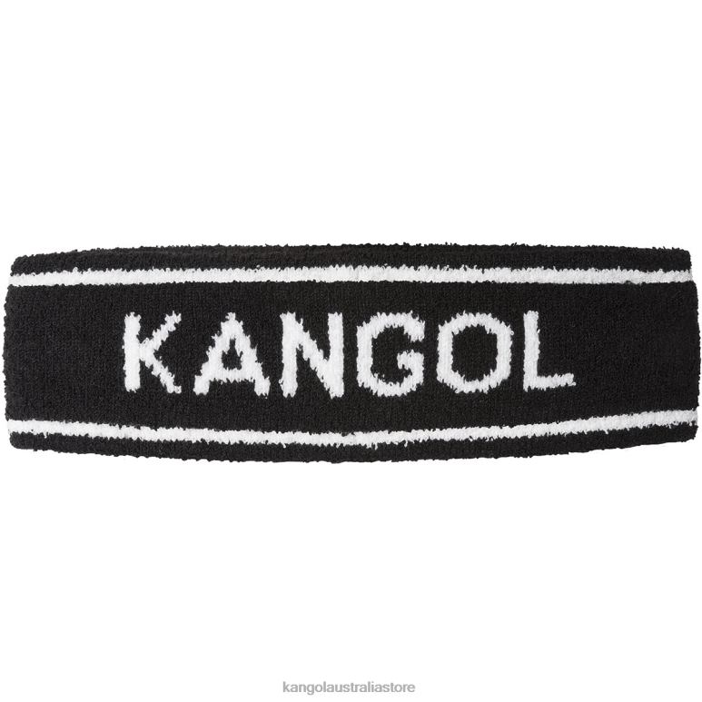 Unisex Accessories Black Kangol Bermuda Stripe Headband V0X8T906