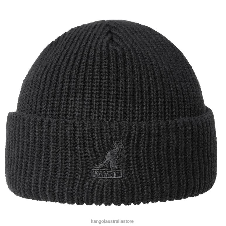 Unisex Accessories Black Kangol Cardinal 2-way Beanie V0X8T862