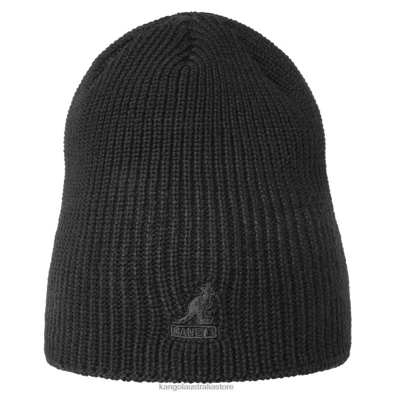 Unisex Accessories Black Kangol Cardinal 2-way Beanie V0X8T862