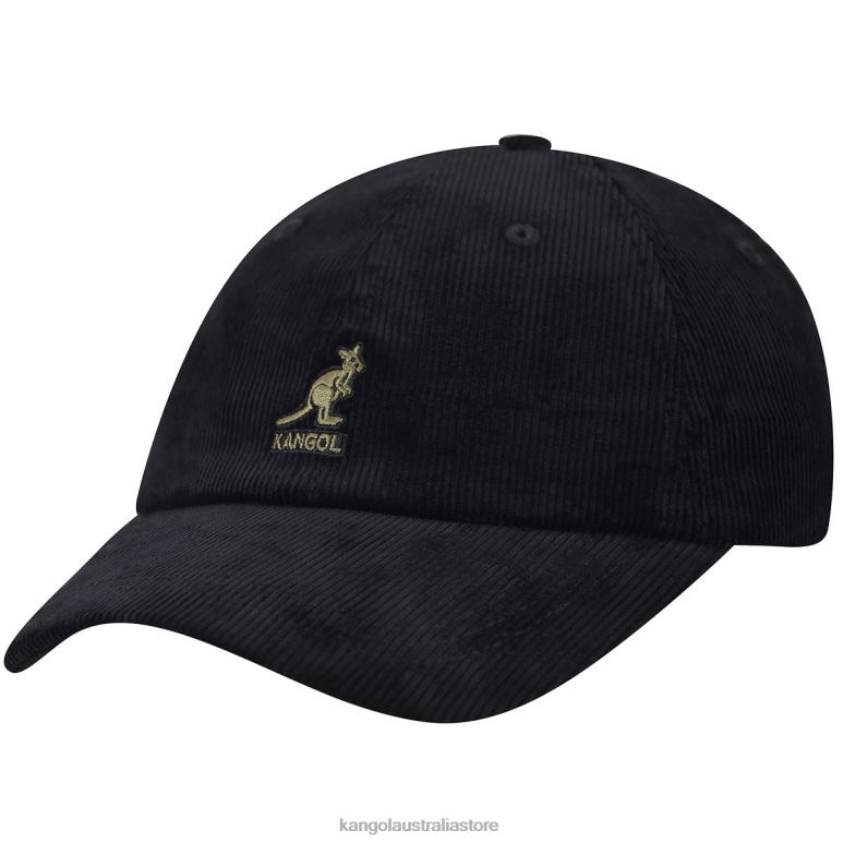 Unisex Accessories Black Kangol Cord Baseball V0X8T381