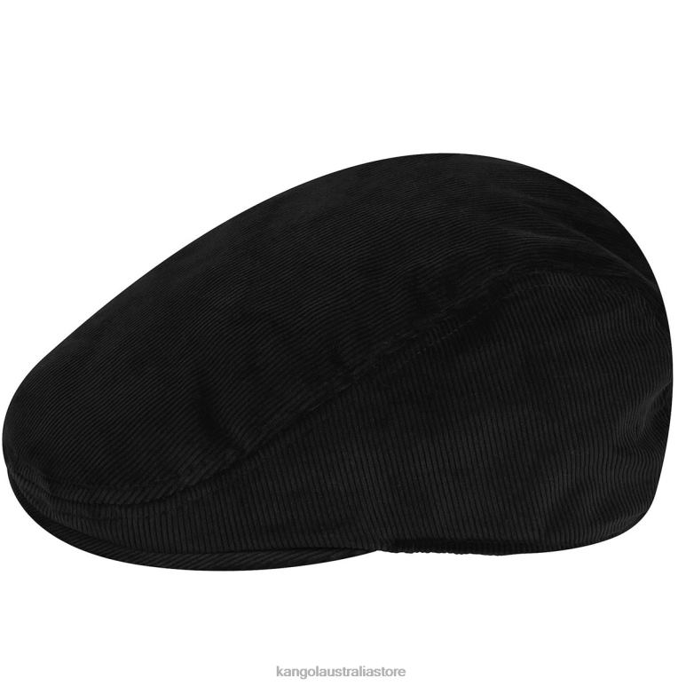Unisex Accessories Black Kangol Cord Ivy Cap V0X8T784