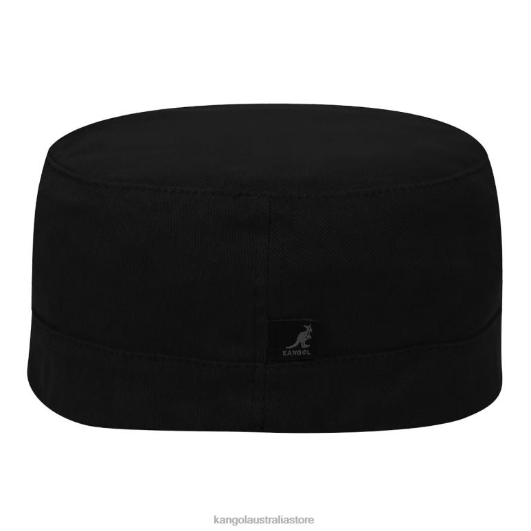 Unisex Accessories Black Kangol Cotton Twill Army Cap V0X8T259