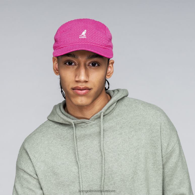 Unisex Accessories Black Kangol Embossed 5 Panel Cap V0X8T357