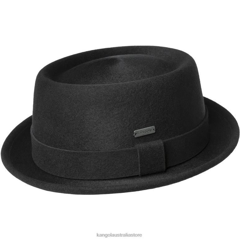 Unisex Accessories Black Kangol Polished Pork Pie V0X8T801