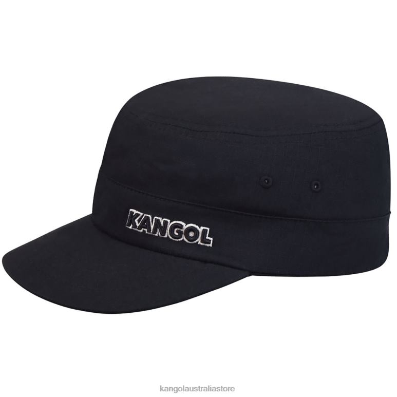 Unisex Accessories Black Kangol Ripstop Army Cap V0X8T267