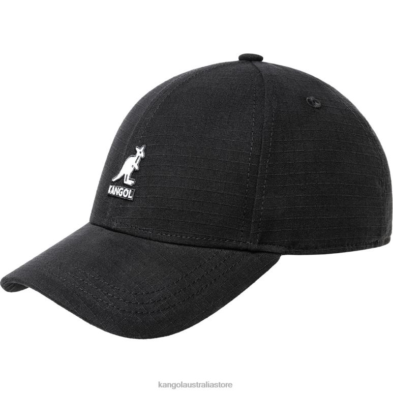 Unisex Accessories Black Kangol Ripstop Essential Baseball V0X8T365