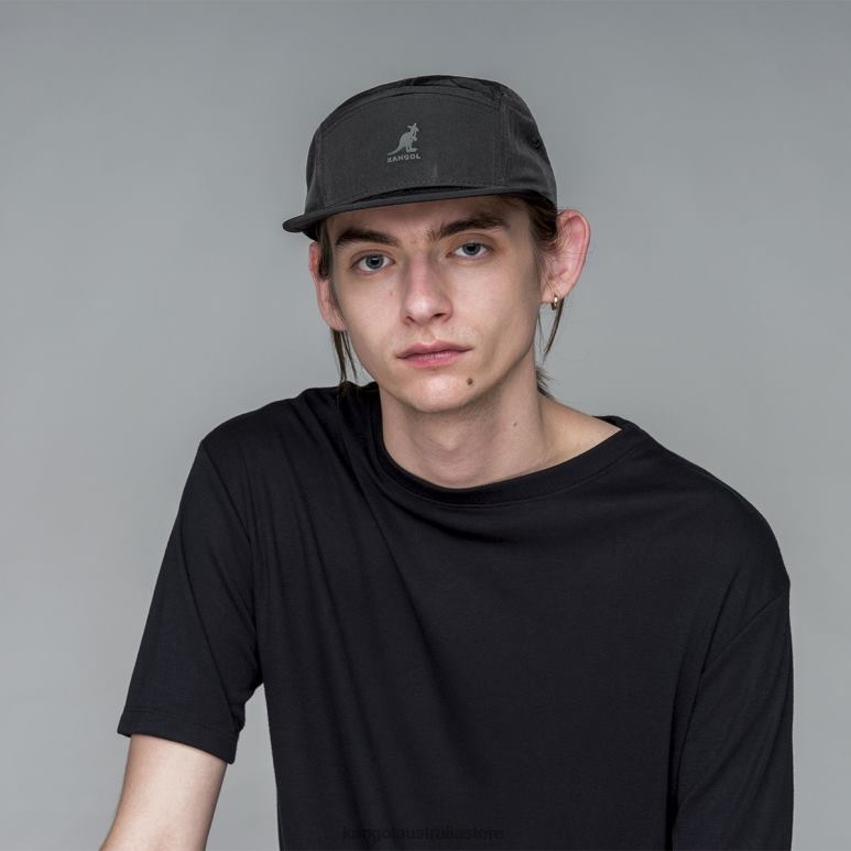 Unisex Accessories Black Kangol Soft Touch 5 Panel Baseball V0X8T276