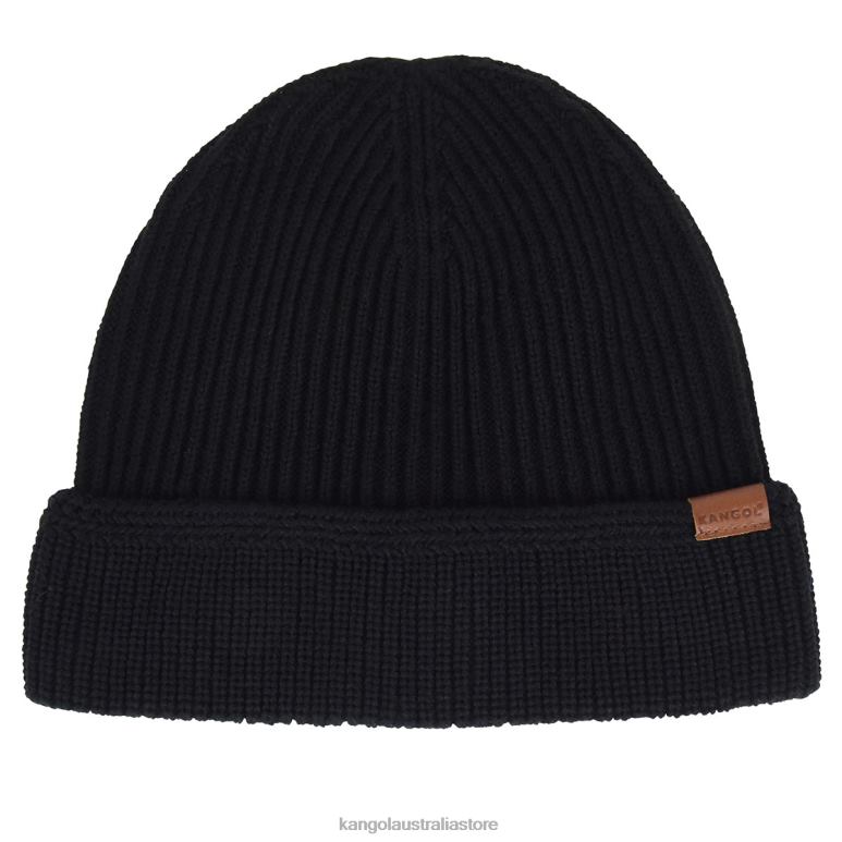 Unisex Accessories Black Kangol Squad Fully Fashioned Cuff Pull On V0X8T822