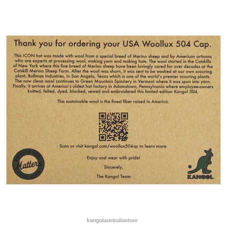 Unisex Accessories Black Kangol USA Woollux 504 - Limited Edition V0X8T111