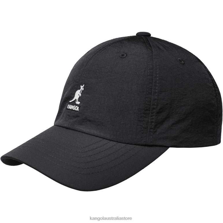 Unisex Accessories Black Kangol WR Nylon Baseball V0X8T373
