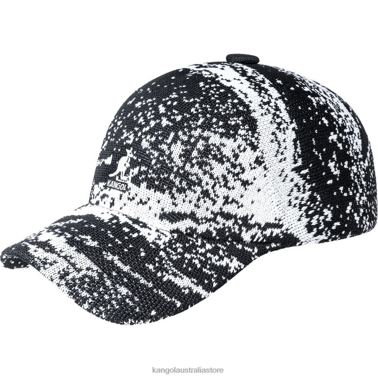 Unisex Accessories Black/White Kangol Airbrush Adj Spacecap V0X8T359