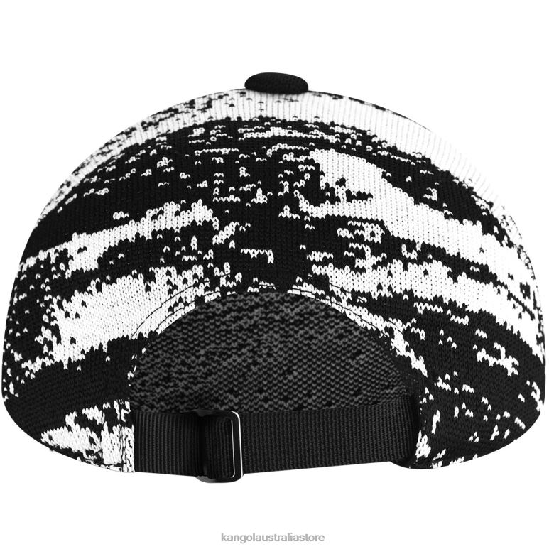 Unisex Accessories Black/White Kangol Airbrush Adj Spacecap V0X8T359